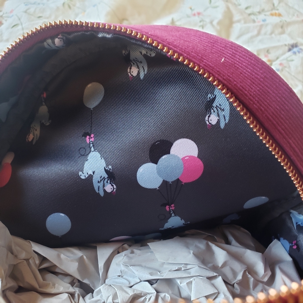 Disney Loungefly Cute Eeyore Cordoroy Mini Backpack - Picture 4 of 5
